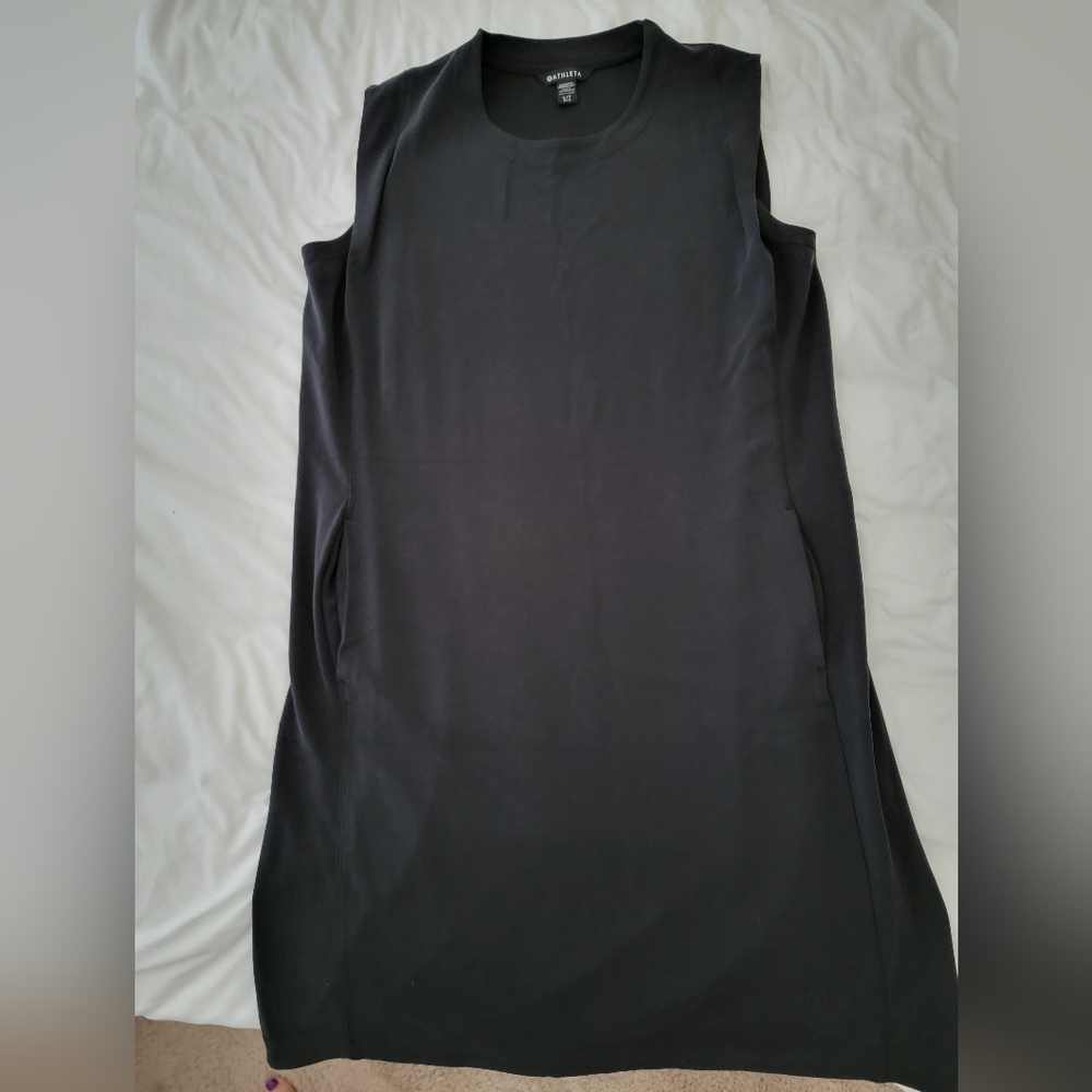 Athleta Large Tall Black Dress